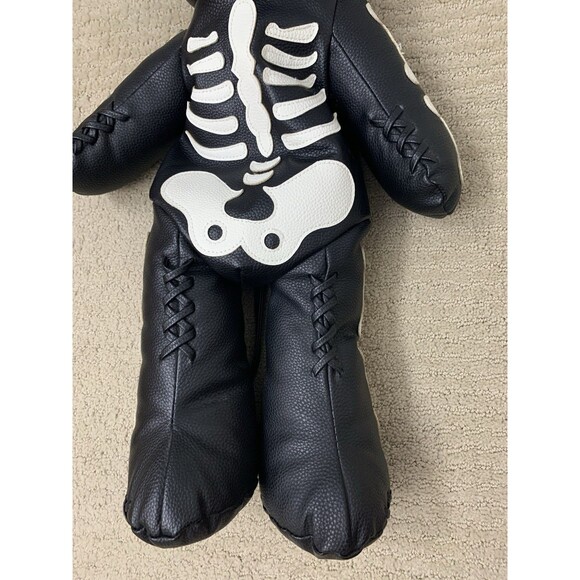 Black Skeleton Stuffed Teddy Bear Backpack Goth 26\